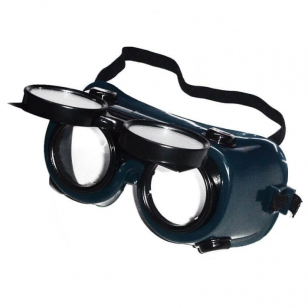 Antiparra Para Soldador Autogena Prowork Visor Movil 2 Oculares Anteojos y Antiparras Seguridad Industrial