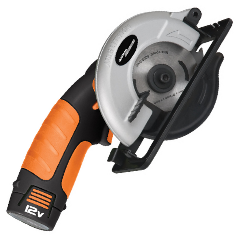 Sierra Circular Inalámbrica Gamma Hg104 Batería Ion Litio 12v 1.5amp