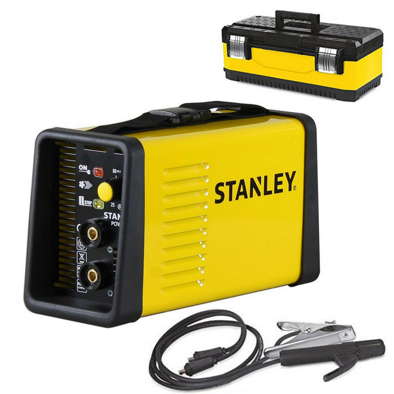 Estado Corrección apodo Soldadora Inverter Stanley POWER 185-160A 160 amp + Maletín plástico -  Origen Italia - Stanley