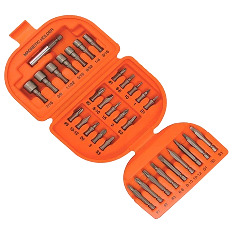 Set De Puntas Black Decker 32 Piezas Para Atornillador Inalámbrico - Black  and Decker