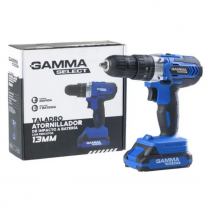 Taladro Atornillador Inalámbrico 20V 13MM Gamma Select c/batería y Cargador Mod. G12600AR