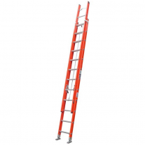 Escalera Dieléctrica Extensible Alpina 32 (16+16) Peldaños 150kgs 8.90mts