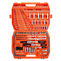 Juego de Bocallaves Hamilton 216 Piezas Encastre 1/4" Y 1/2" Y 3/8" 