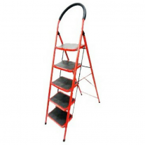 Escalera Plegable Metálica KLD 5 Escalones 1,19 mts