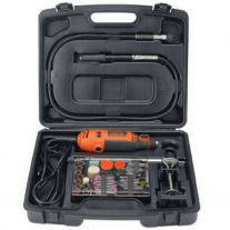 Minitorno Black Decker RT18KA + Maletín y Kit 113 accesorios