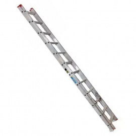 Escalera De Aluminio Extensible Alpina 22 Peldaños 136kgs 5.70mts