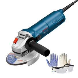 Amoladora Angular Bosch Gws 11-125 1100w 5 Pulg + Kit De Regalo