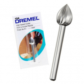 Fresa De Alta Velocidad Para Grabar Cónica 7.9mm Dremel 124