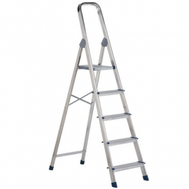 Escalera De Aluminio Plegable 5 Escalones KLD 102 cmts