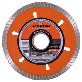 Disco Diamantado Hamilton 115mm Turbo Fino