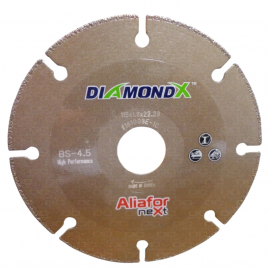 Disco Diamantado Aliafor  Bs-4.5 Para Corte De Metales 4 y 1/2" 115mm