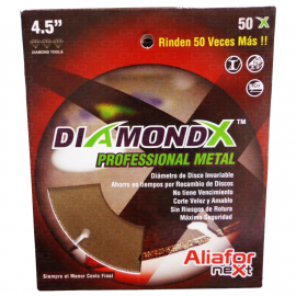 Disco Diamantado De Debaste Para Metales Diamond Aliafor Next 4.5" 115mm