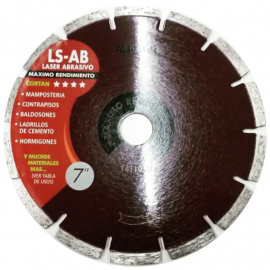 Disco Diamantado Aliafor Ls-Ab Mx 7" 180mm