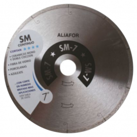 Disco Diamantado Aliafor Sm 7" 180mm
