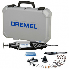 Minitorno Dremel S4000 + Eje Flexible, Maletín y 36 Accesorios