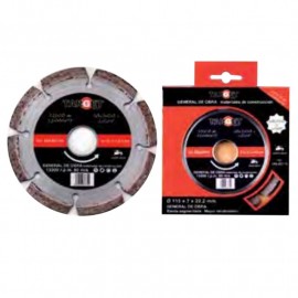 Disco Diamantado Target 18" P/Hormigón Fresco y Asfalto Azul