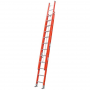 Escalera Dieléctrica Extensible Alpina 32 (16+16) Peldaños 150kgs 8.90mts